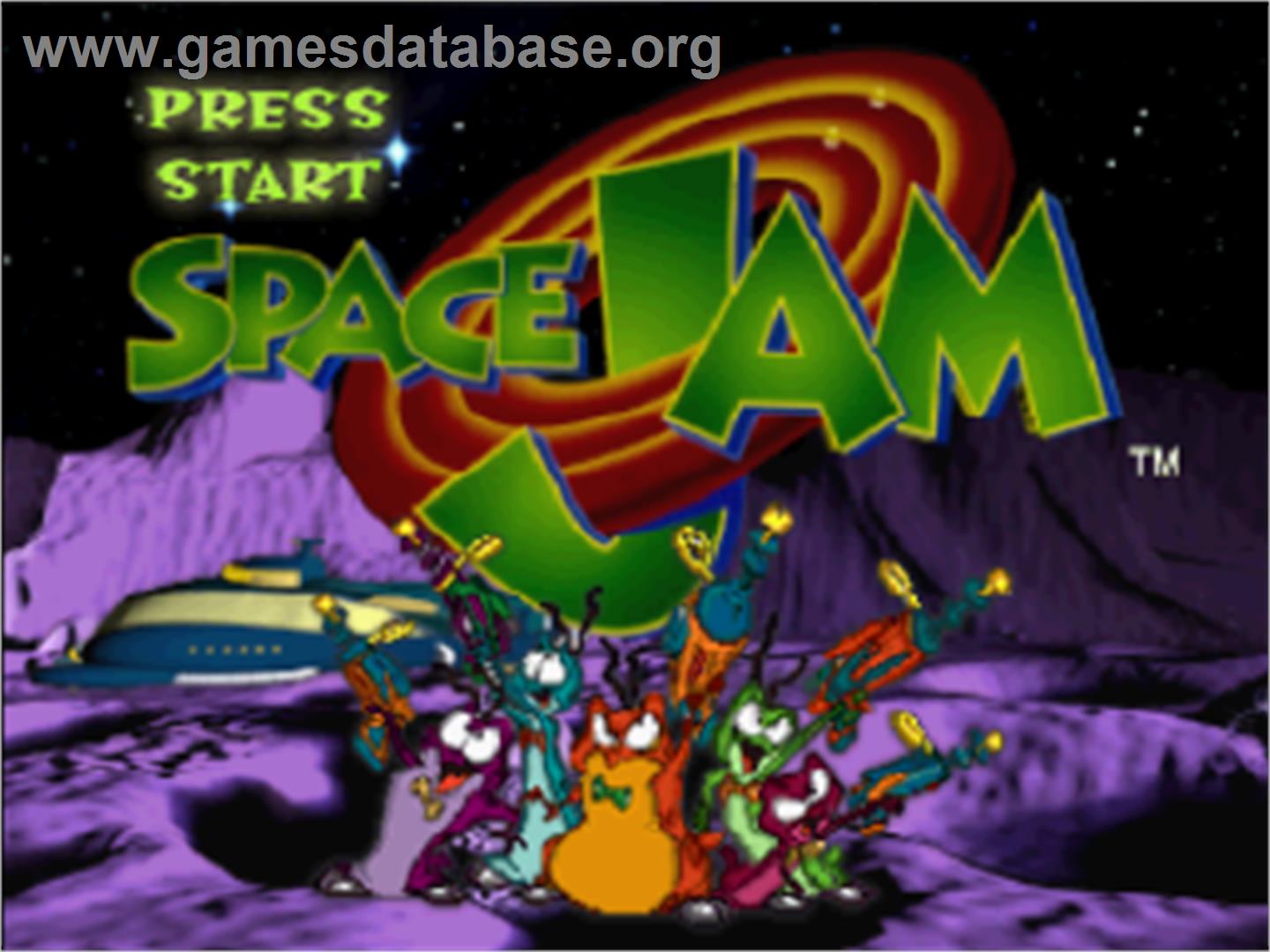 Space Jam - Sega Saturn - Artwork - Title Screen