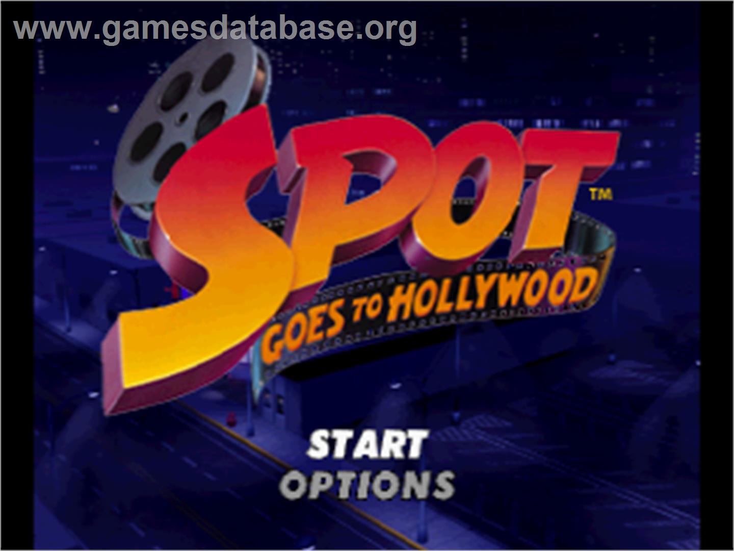 Spot Goes to Hollywood - Sega Saturn - Artwork - Title Screen