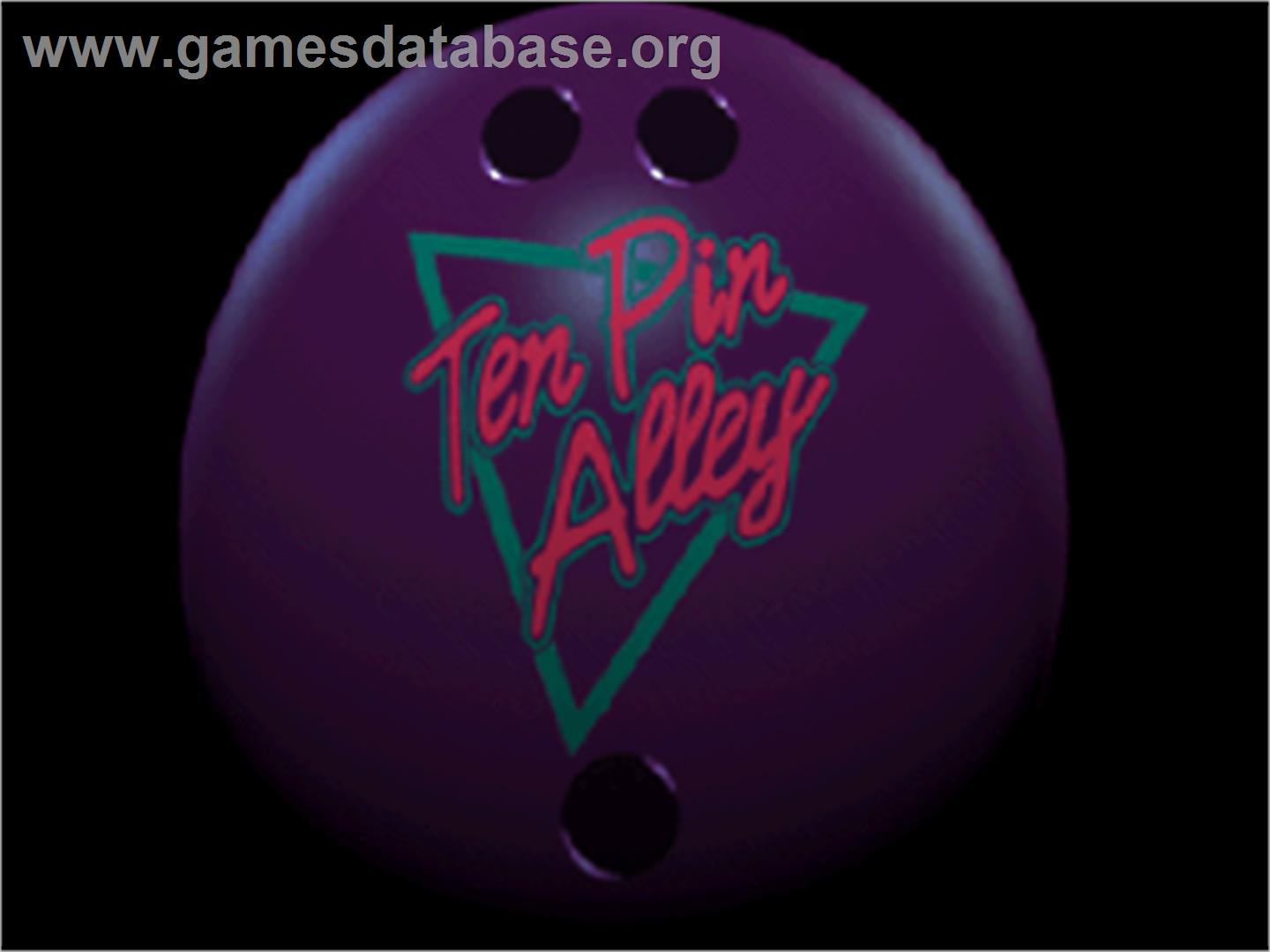 Ten Pin Alley - Sega Saturn - Artwork - Title Screen