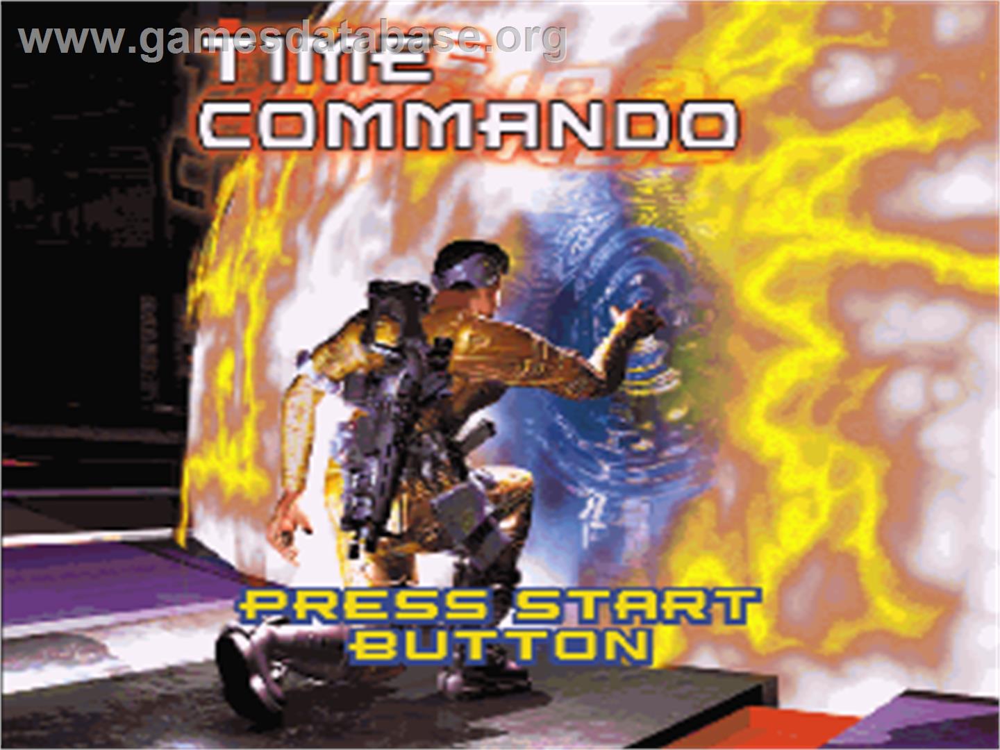 Time Commando - Sega Saturn - Artwork - Title Screen
