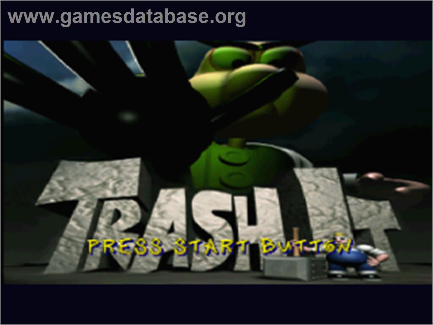 Trash It - Sega Saturn - Artwork - Title Screen