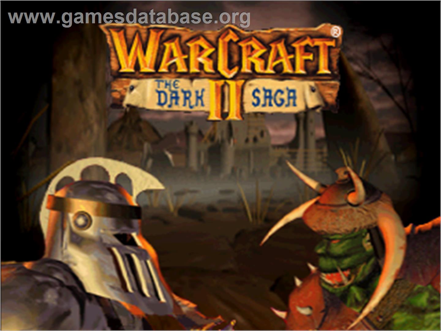 Warcraft 2 - Sega Saturn - Artwork - Title Screen