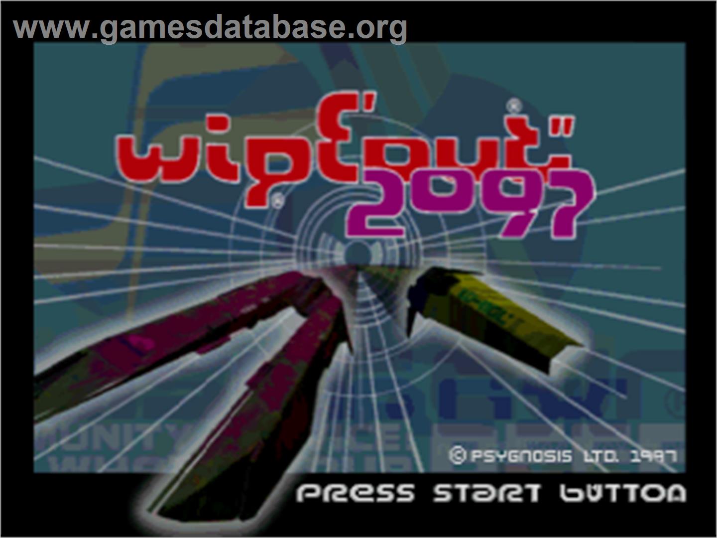 Wipeout 2097 - Sega Saturn - Artwork - Title Screen