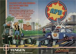 Advert for APB on the Sinclair ZX Spectrum.