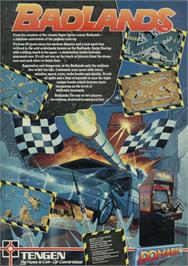 Advert for Badlands on the Sinclair ZX Spectrum.