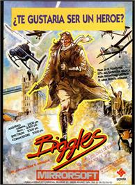Advert for Biggles on the Sinclair ZX Spectrum.