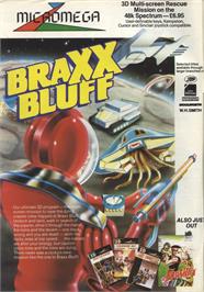 Advert for Braxx Bluff on the Sinclair ZX Spectrum.