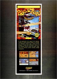 Advert for Breakthru on the Sinclair ZX Spectrum.