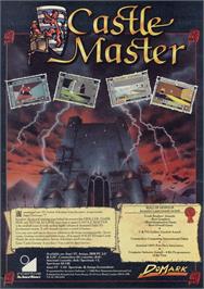 Advert for Castle Master on the Sinclair ZX Spectrum.