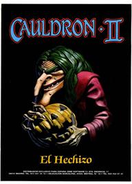Advert for Cauldron II: The Pumpkin Strikes Back on the Commodore 64.
