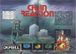 Advert for Chain Reaction on the Sinclair ZX Spectrum.