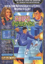 Advert for Chip's Challenge on the Sinclair ZX Spectrum.