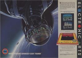 Advert for Chuck Yeager's Advanced Flight Trainer on the Microsoft DOS.