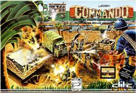 Advert for Commando on the Sinclair ZX Spectrum.