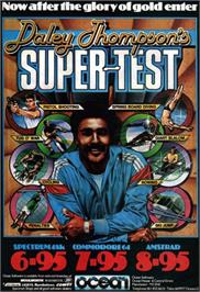 Advert for Daley Thompson's Supertest on the Commodore 64.