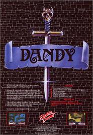 Advert for Dandy on the Sinclair ZX Spectrum.