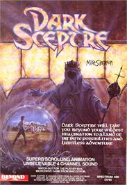 Advert for Dark Sceptre on the Sinclair ZX Spectrum.