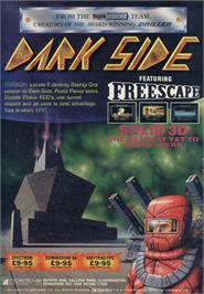 Advert for Dark Side on the Sinclair ZX Spectrum.