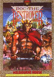 Advert for Doc the Destroyer on the Sinclair ZX Spectrum.