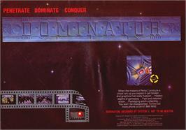 Advert for Dominator on the Atari ST.