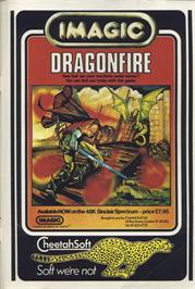 Advert for Dragonfire on the Atari 2600.