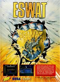 Advert for E-SWAT: Cyber Police on the Sinclair ZX Spectrum.