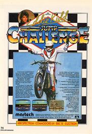 Advert for Eddie Kidd Jump Challenge on the Sinclair ZX Spectrum.