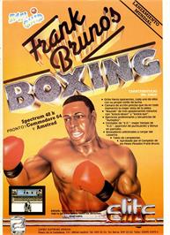 Advert for Frank Bruno's Boxing on the Microsoft DOS.