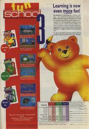 Advert for Fun School 3: for 5 to 7 Year Olds on the Sinclair ZX Spectrum.