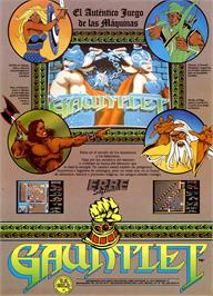Advert for Gauntlet on the Sinclair ZX Spectrum.