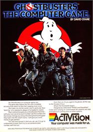 Advert for Ghostbusters on the Microsoft DOS.
