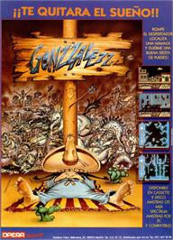 Advert for Gonzzalezz on the Amstrad CPC.