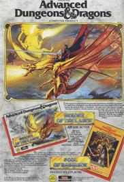 Advert for Heroes of the Lance on the MSX.