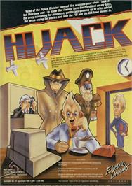 Advert for Hijack on the Amstrad CPC.