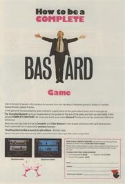 Advert for How to be a Complete Bastard on the Sinclair ZX Spectrum.