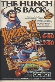 Advert for Hunchback II: Quasimodo's Revenge on the Amstrad CPC.
