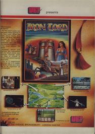 Advert for Iron Lord on the Sinclair ZX Spectrum.