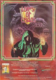 Advert for Lords of Chaos on the Sinclair ZX Spectrum.