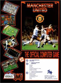 Advert for Manchester United on the Sinclair ZX Spectrum.