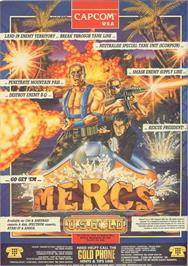 Advert for Mercs on the Sinclair ZX Spectrum.