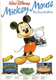 Advert for Mickey Mouse: The Computer Game on the Sinclair ZX Spectrum.