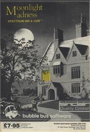 Advert for Moonlight Madness on the Sinclair ZX Spectrum.