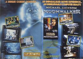 Advert for Moonwalker on the MSX 2.