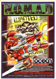 Advert for N.O.M.A.D. on the Commodore 64.
