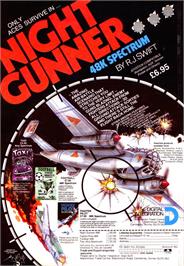 Advert for Night Gunner on the Sinclair ZX Spectrum.