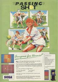Advert for Passing Shot on the Sinclair ZX Spectrum.