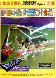 Advert for Ping Pong on the Sinclair ZX Spectrum.