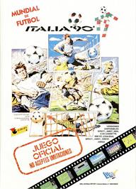 Advert for Rick Davis' World Trophy Soccer on the Atari ST.
