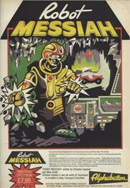 Advert for Robot Messiah on the Sinclair ZX Spectrum.