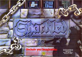 Advert for Shackled on the Sinclair ZX Spectrum.